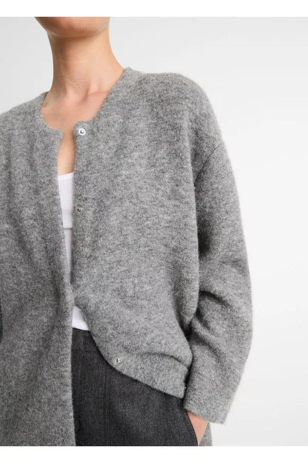 美品 セオリー CHINTZED TWIL CLEAN CAR COAT Textured Soft Sculpted Car Coat by Vince at THE MILE