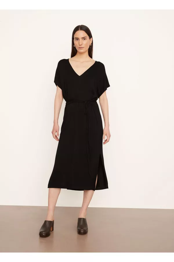Double V-Neck Popover Dress by Vince at THE MILE