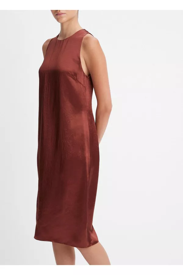 vince silk shift dress Vince silk blend shift dress
