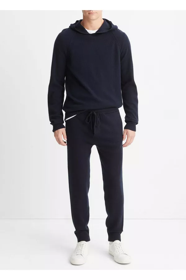 Wool Cashmere Pullover Hoodie by Vince at THE MILE