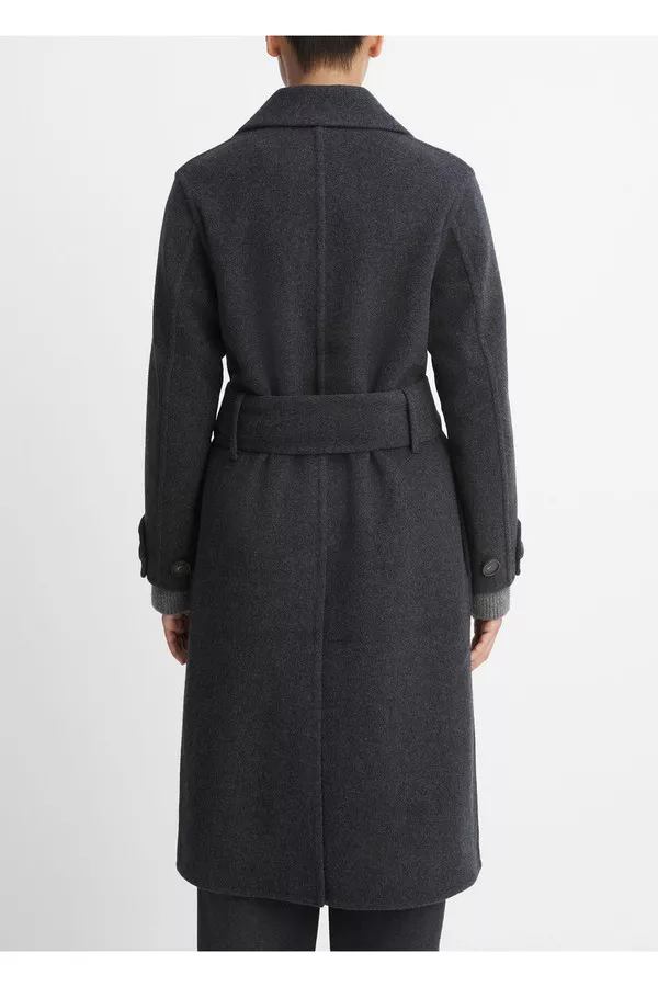 Fine Wool-Blend Lined Overcoat by Vince at THE MILE