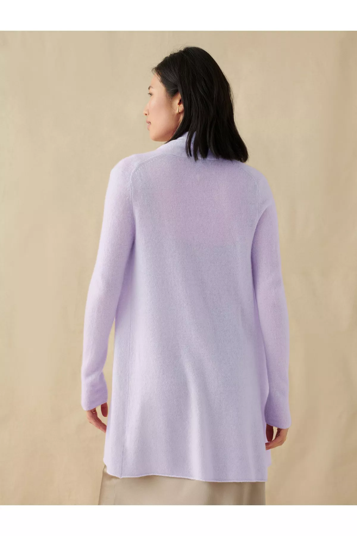 Essential Cashmere Trapeze Cardigan by White Warren at THE MILE
