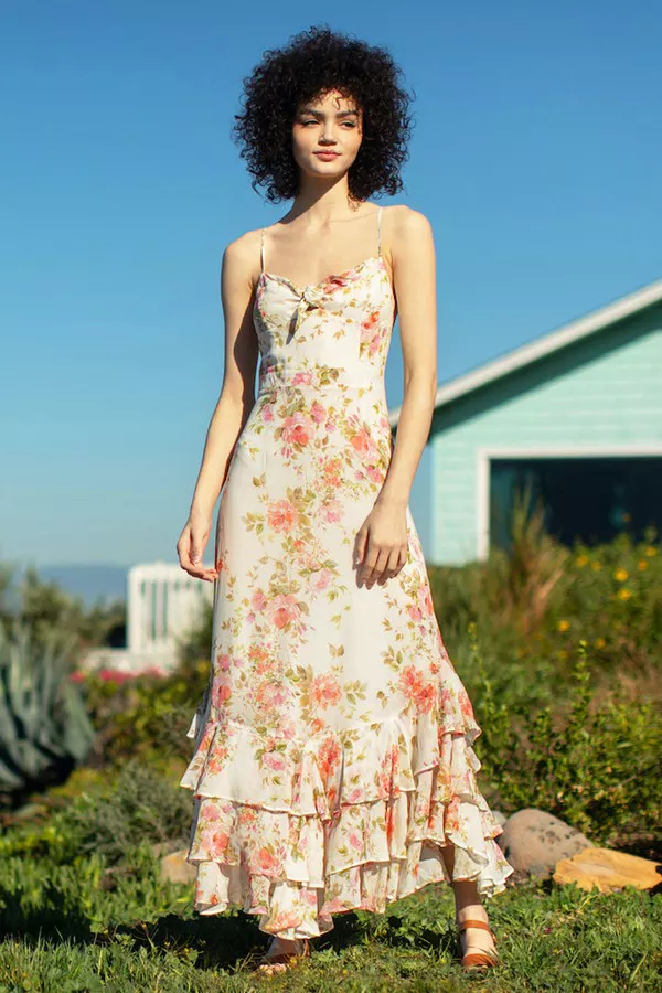 long gold maxi dress QUEEN OF EVERYTHING MIRRORED MAXI DRESS IN GOLD – AKIRA