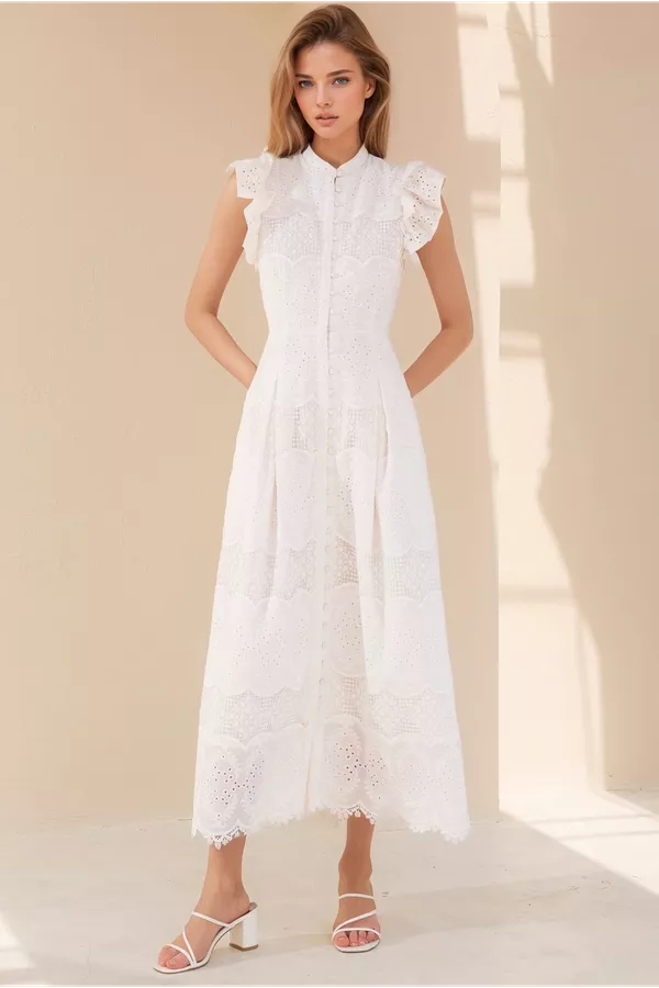 linen tank dress midi Boden Women's Annet Linen Blend Midi Dress in Pink