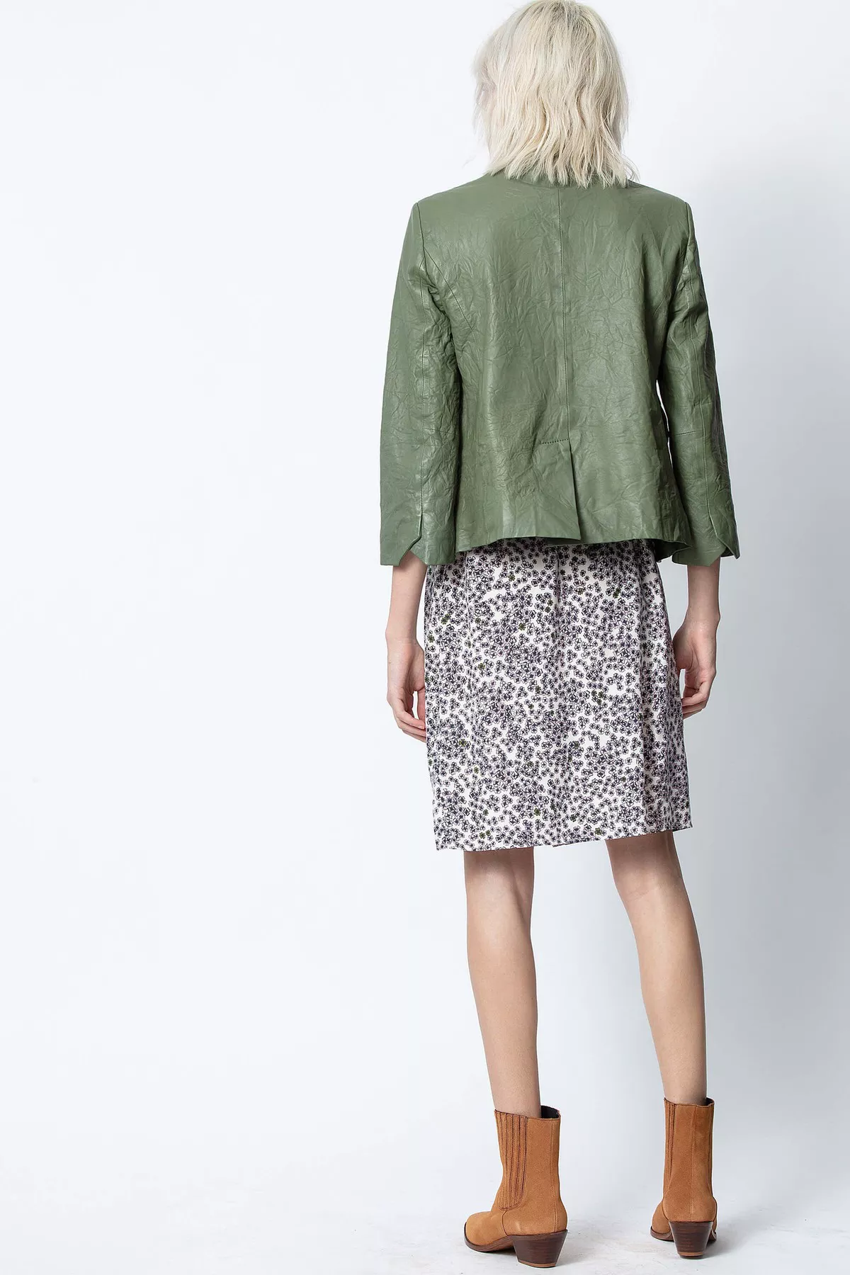Verys Crinkle Leather Jacket by Zadig & Voltaire at THE MILE