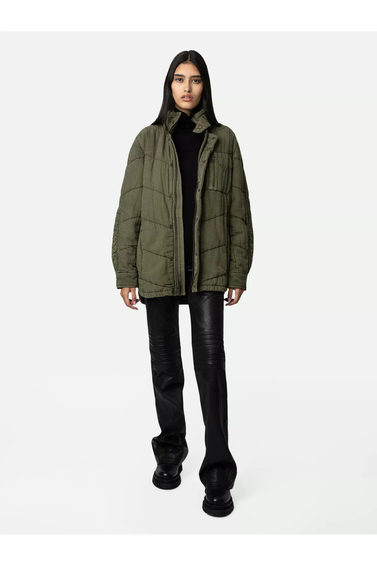 コート Zadig & Voltaire Puffer Coat Kalice Jacket by Zadig & Voltaire at THE MILE