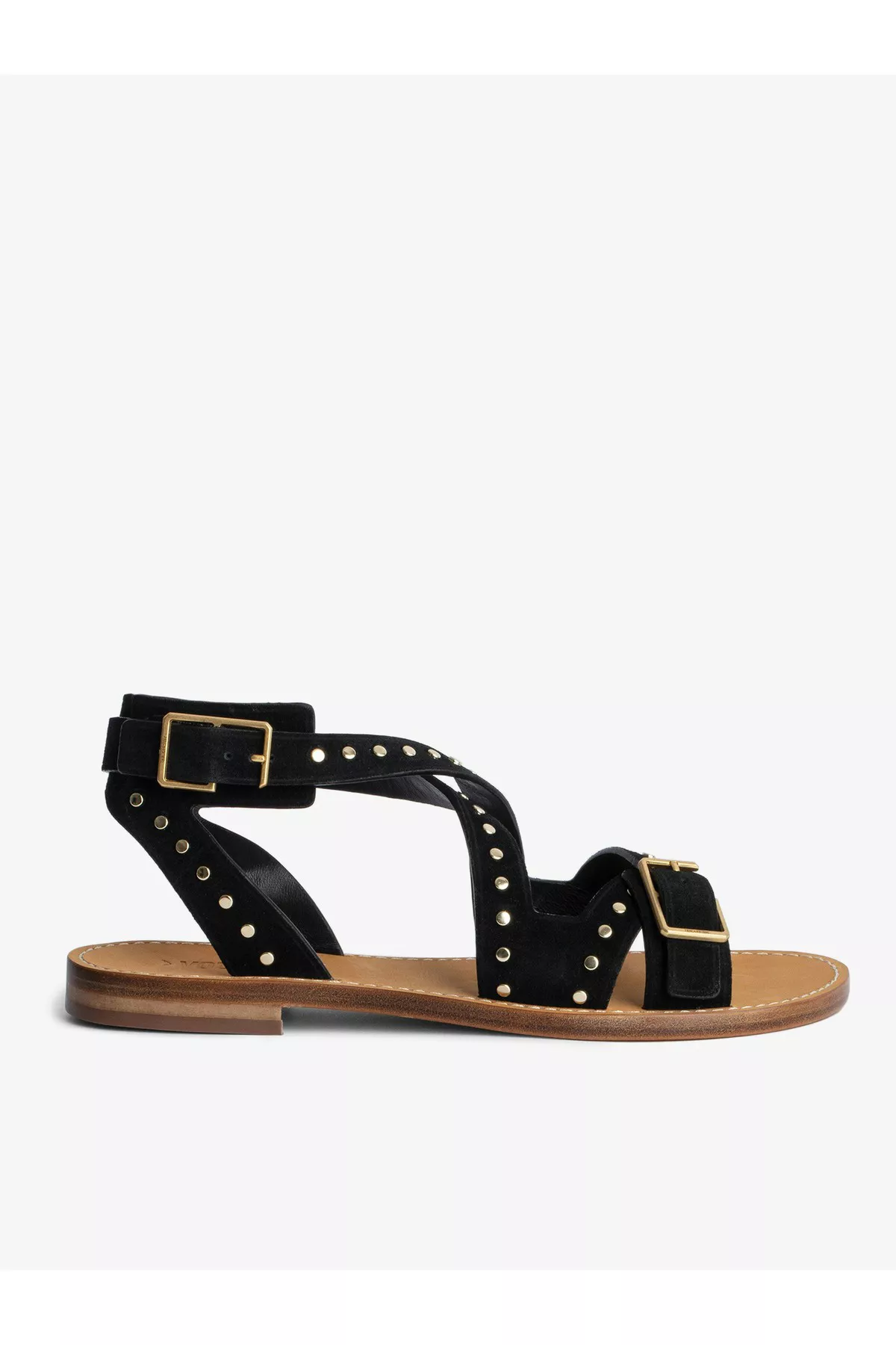 【関税込み】Caprese Wings Sandals - Zadig & Voltaire - Leath Zadig & Voltaire CAPRESE WINGS - Sandals - noir/black