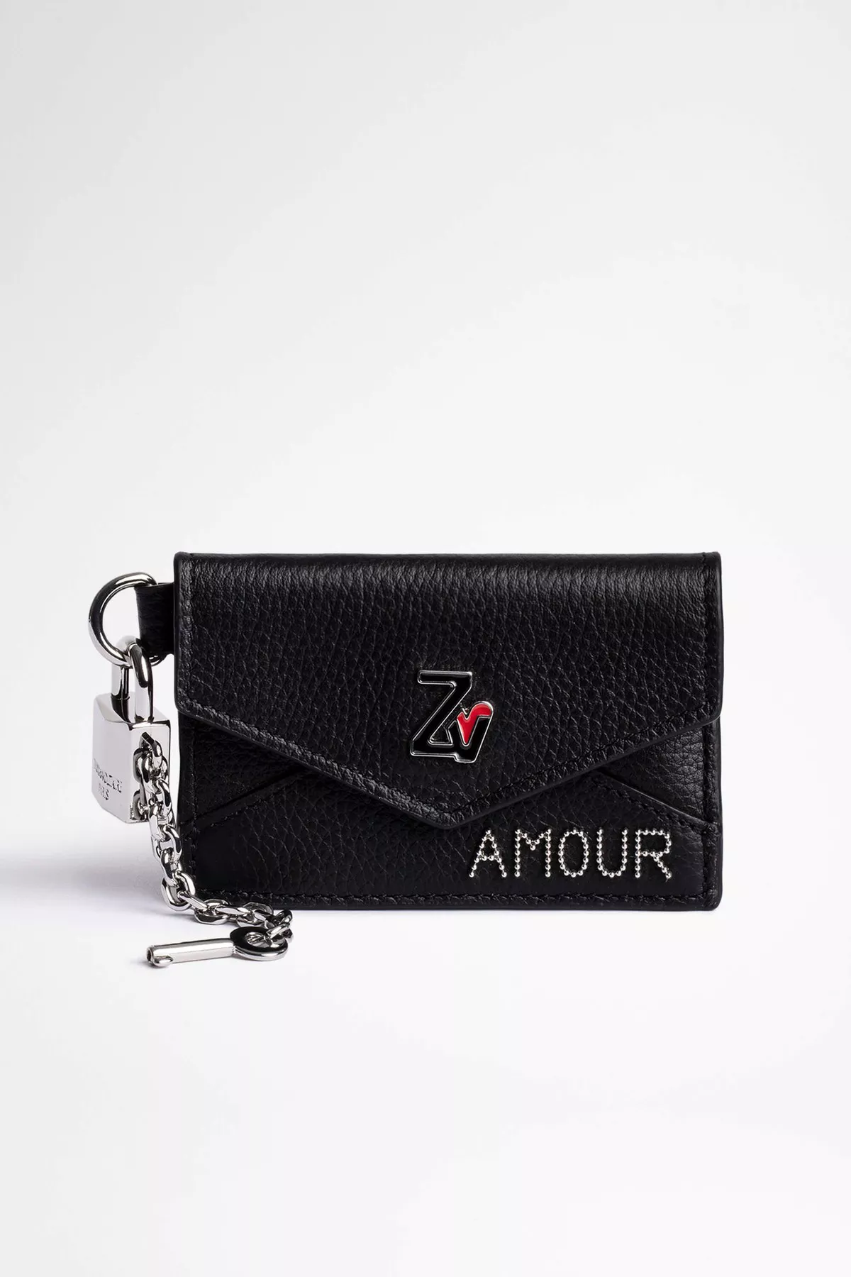 Zv Crush Pass Card Holder Leather by Zadig & Voltaire at THE