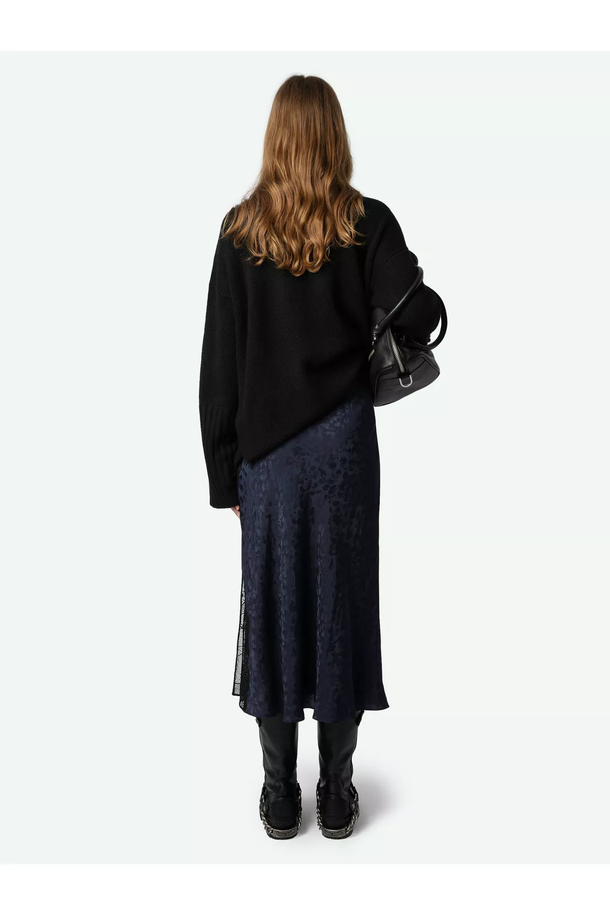 Jayla Leopard Silk Jacquard Skirt by Zadig & Voltaire at THE MILE