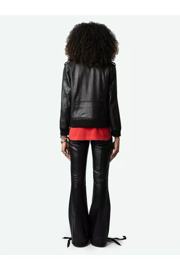Luka Leather Jacket by Zadig & Voltaire at THE MILE