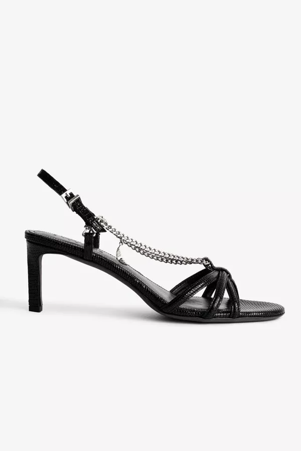 Sleepless Embossed Sandals by Zadig & Voltaire at THE MILE
