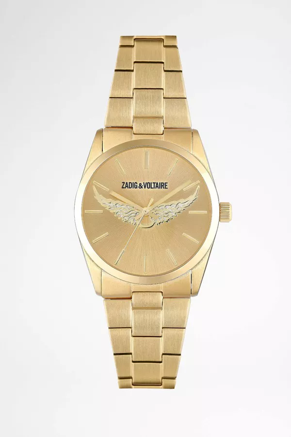 Fusion Gold Wings Watch by Zadig & Voltaire at THE MILE