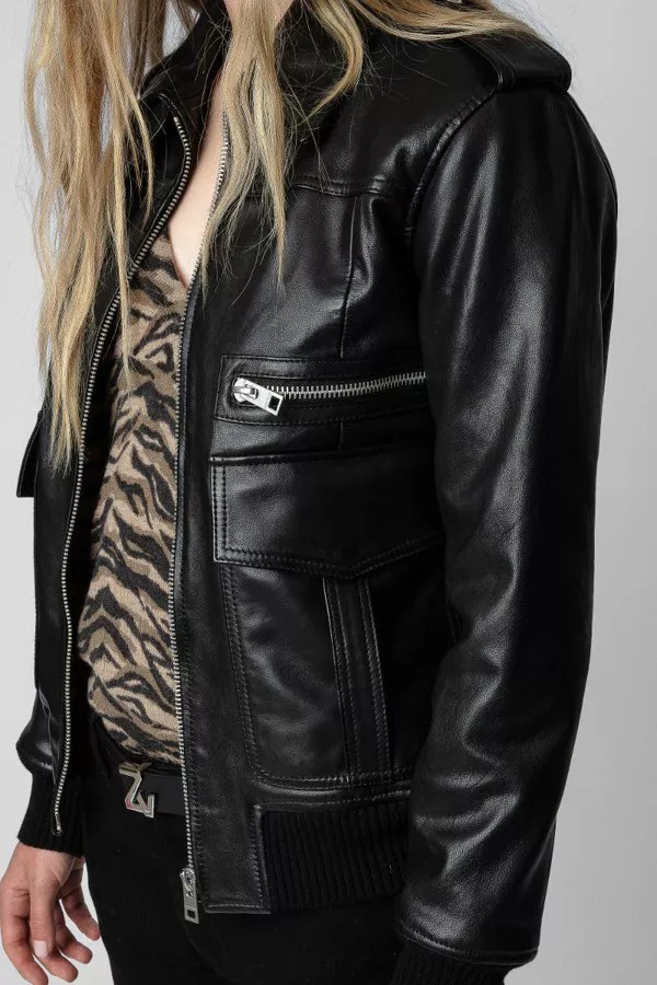 Luka Leather Jacket by Zadig & Voltaire at THE MILE