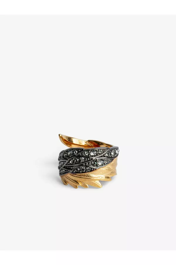 ZADIG & VOLTAIRE ロックリング 【関税込】 Rock Feather Ring by Zadig & Voltaire at THE MILE