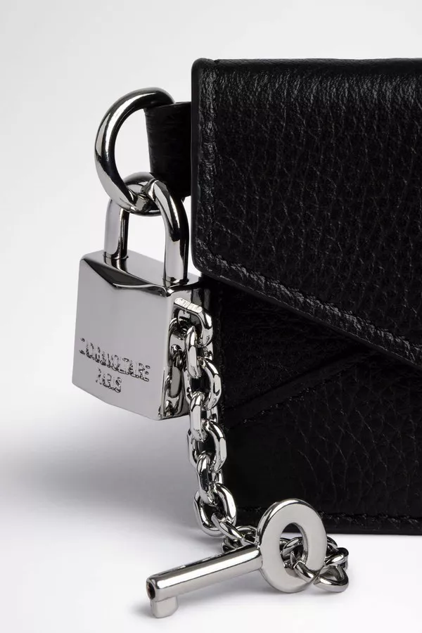 Zv Crush Pass Card Holder Leather by Zadig & Voltaire at THE
