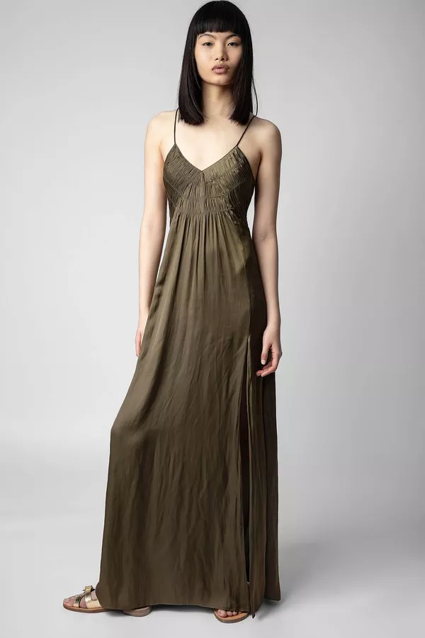 rayonne satin dress Zadig&Voltaire Rayonne Satin Dress | Blue