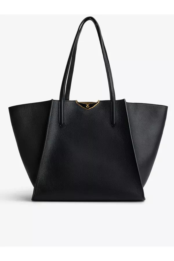 ☆最終価格☆希少【ZADIG & VOLTAIRE】 ル ボーダーライン バッグ Black Borderline Daily Leather Bag | Zadig&Voltaire