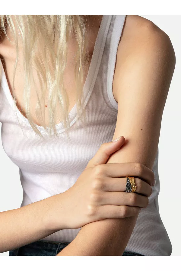 Rock Feather Ring by Zadig & Voltaire at THE MILE