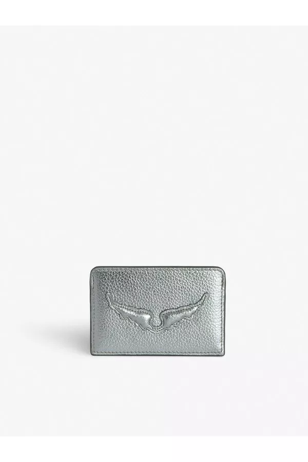 ◎FELLO◎ Wave Card Wallet Silver Designer fashion, Seoul-fully created | W Concept