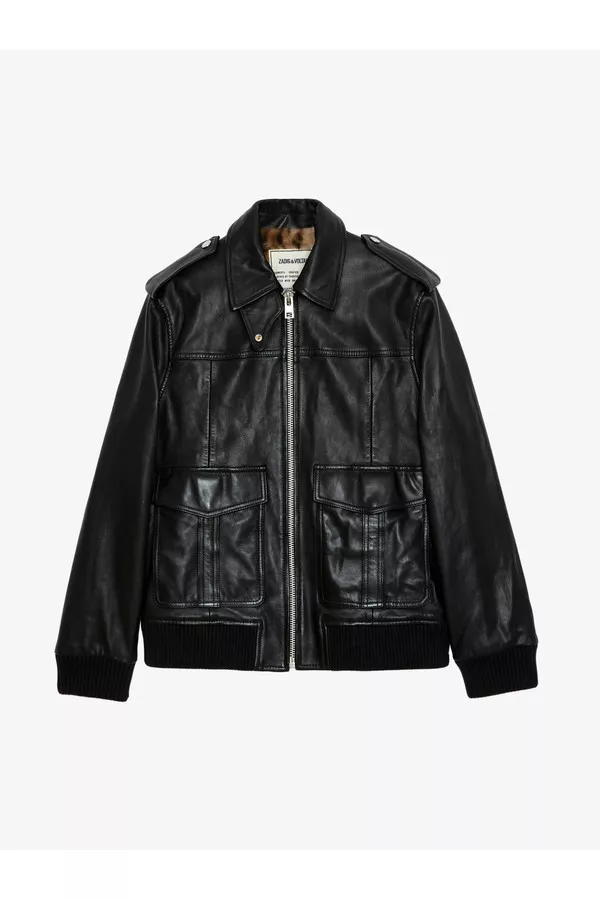 Luka Leather Jacket by Zadig & Voltaire at THE MILE