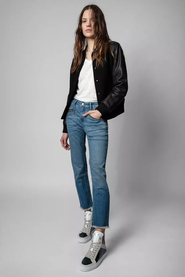 Zv1747 High Flash Wave Patent Sneakers by Zadig & Voltaire at THE MILE